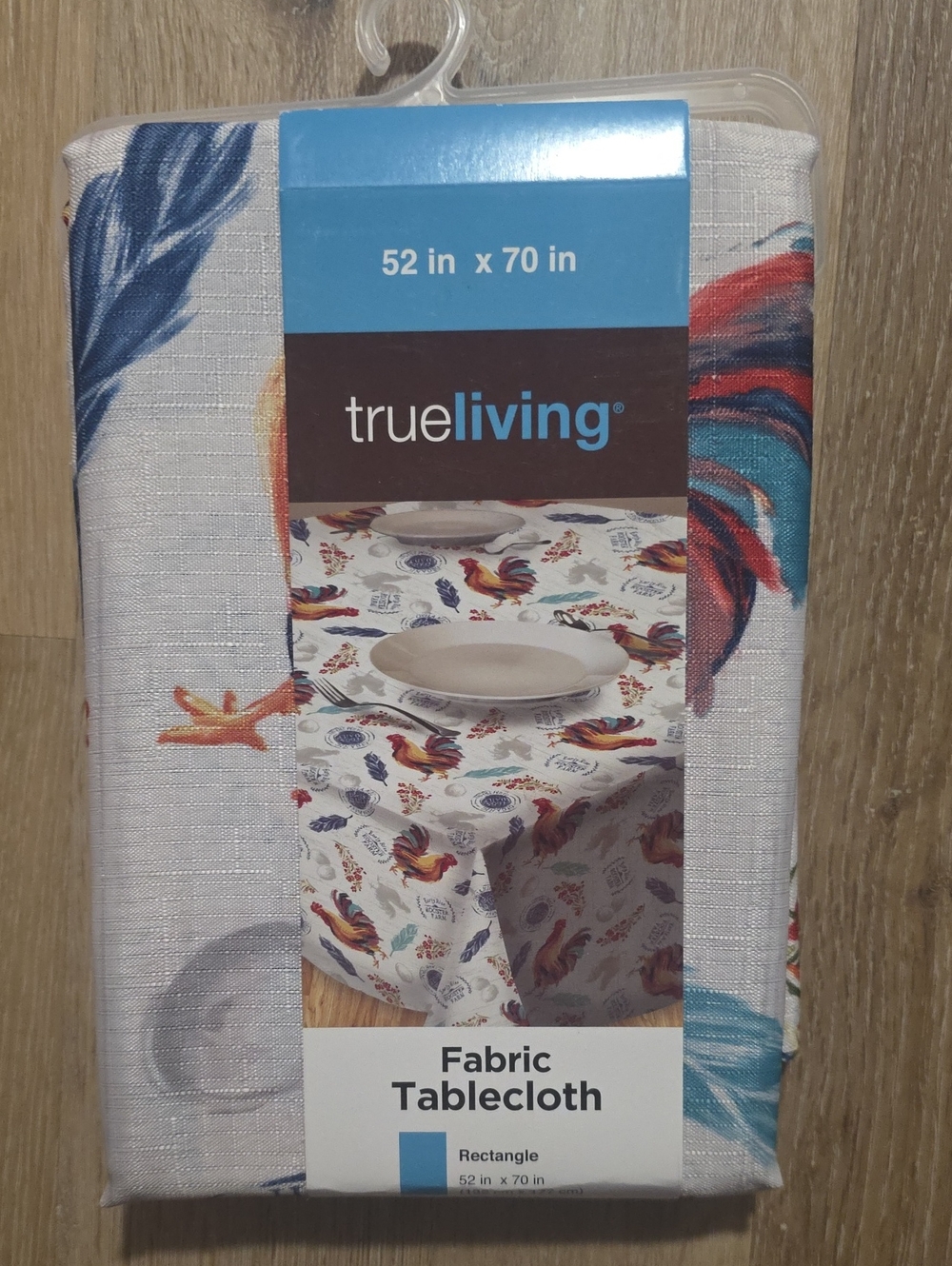 Rectangular True Living Fabric Tablecloth